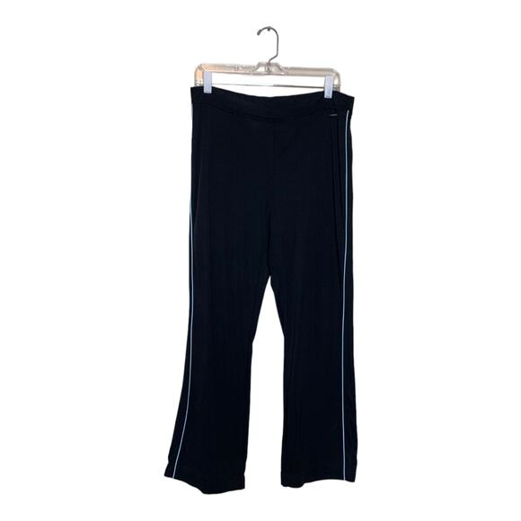 Liz Claiborne black pull on sweat pants size large - Picture 1 of 8